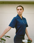 ERIK POLO | indigo | organic + earth dyed