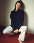 CHUNKY OVERSIZED JUMPER | navy | organic