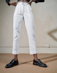 BENNETT TROUSER | bone | organic + undyed