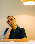 ERIK POLO | indigo | organic + earth dyed