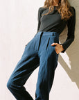 HAMMONS TROUSER | indigo | organic + earth dyed