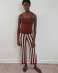 ANU RIBBED TANK | cacao | organic