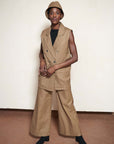 ASCHE WAISTCOAT | houndstooth | WAREHOUSE SALE