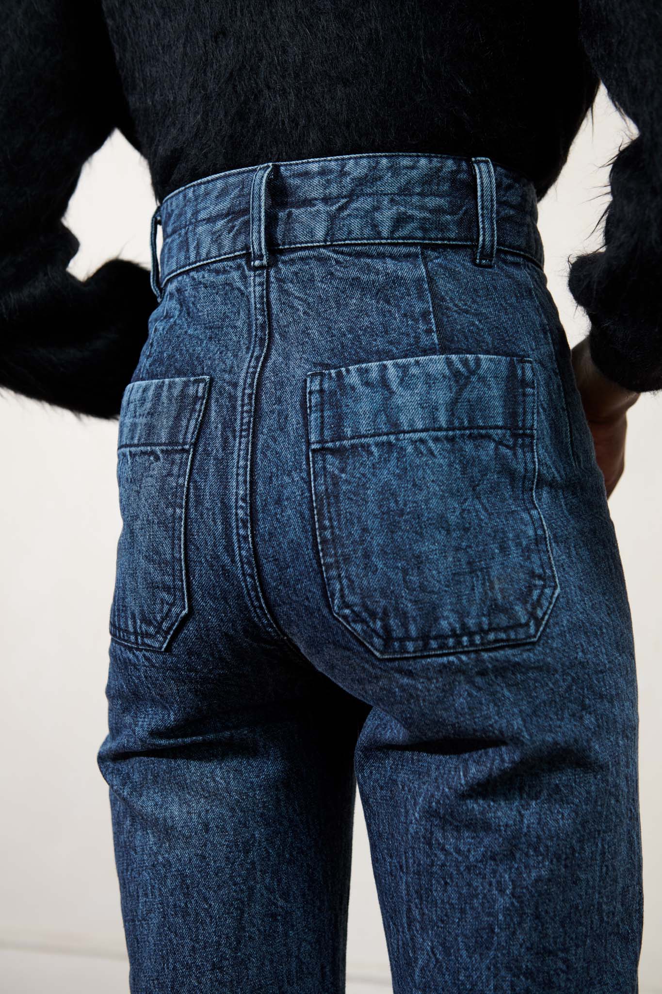 LUNA PANT 2.0 | denim | organic + earth dyed