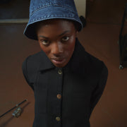 BETTYLOU HAT | denim | organic + earth dyed