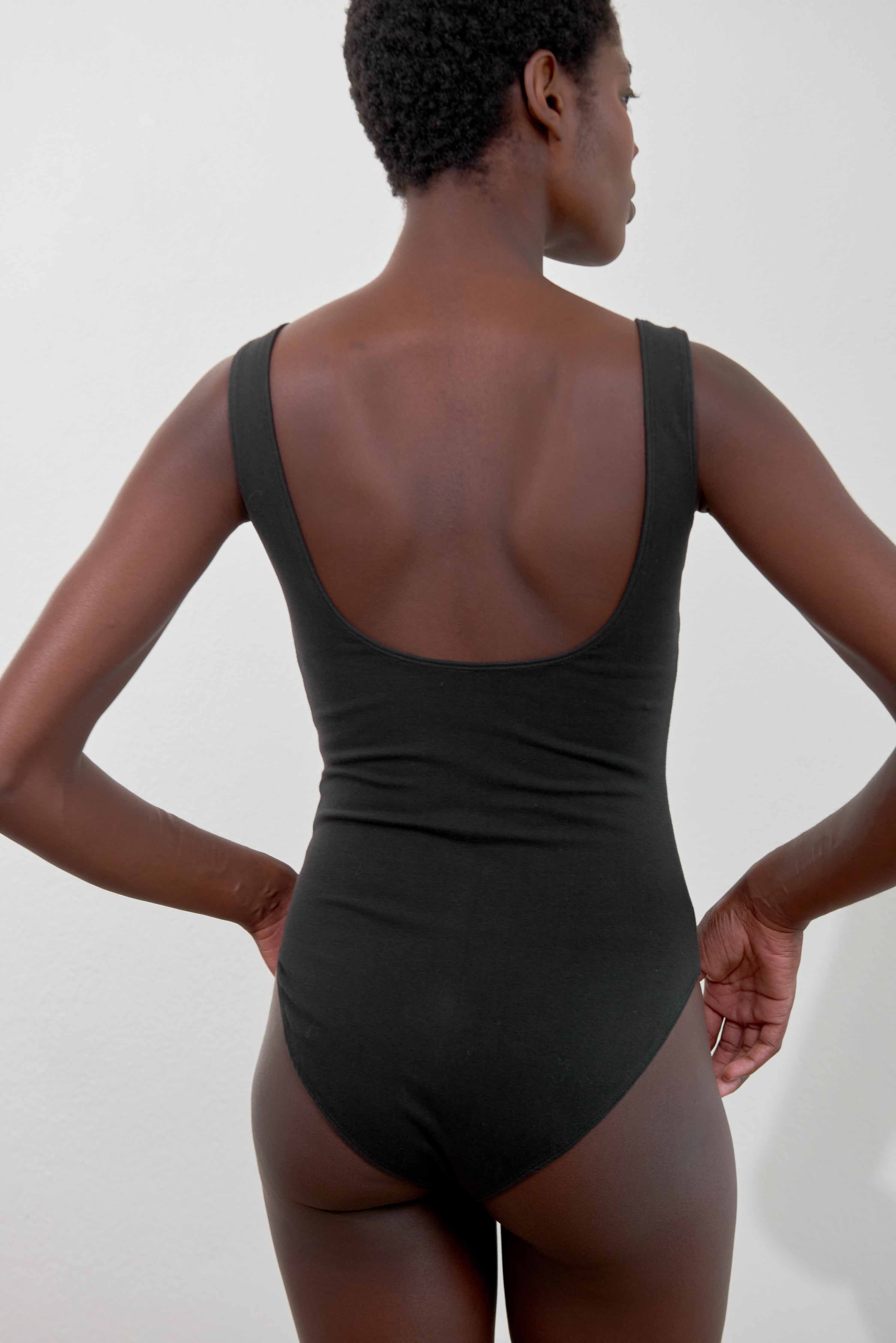 BODYSUIT 2.0 | noir | organic – Maria Stanley
