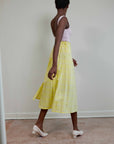 RUIE SKIRT | citron plaid | organic