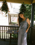 COOK TROUSER | indigo gingham | organic + earth dyed