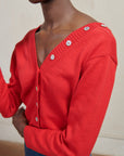 BUTTON CARDI | piquillo | organic