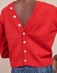 BUTTON CARDI | piquillo | organic
