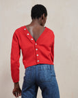 BUTTON CARDI | piquillo | organic