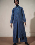 CONRAD CAR COAT | denim | organic + earth dyed
