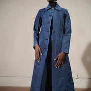 CONRAD CAR COAT | denim | organic + earth dyed