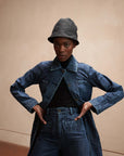 CONRAD CAR COAT | denim | organic + earth dyed