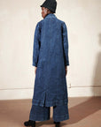 CONRAD CAR COAT | denim | organic + earth dyed