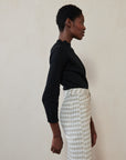SOFT HANK PANT | bone plaid | organic + earth dyed