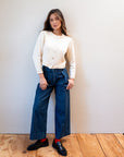 SLOANE TROUSER | indigo denim | organic