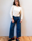SLOANE TROUSER | indigo denim | organic