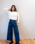 SLOANE TROUSER | indigo denim | organic