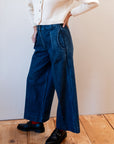SLOANE TROUSER | indigo denim | organic