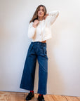 SLOANE TROUSER | indigo denim | organic