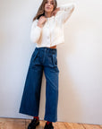 SLOANE TROUSER | indigo denim | organic