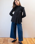 MAYA BLOUSE | noir | organic