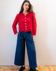 BRUSHED CARDI | piquillo