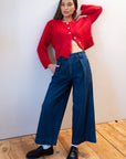 BRUSHED CARDI | piquillo