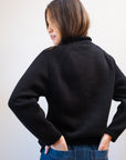 CHUNKY OVERSIZED JUMPER | noir