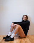 CHUNKY OVERSIZED JUMPER | noir