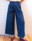 SLOANE TROUSER | indigo denim | organic