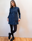 CONRAD CHORE COAT | denim | organic + earth dyed