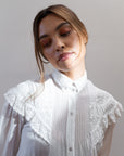 MAYA BLOUSE | bone | organic