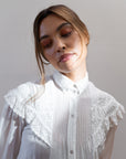 MAYA BLOUSE | bone | organic
