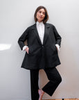 NASH BLAZER | noir | organic