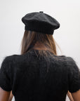 COTTON BERET | noir