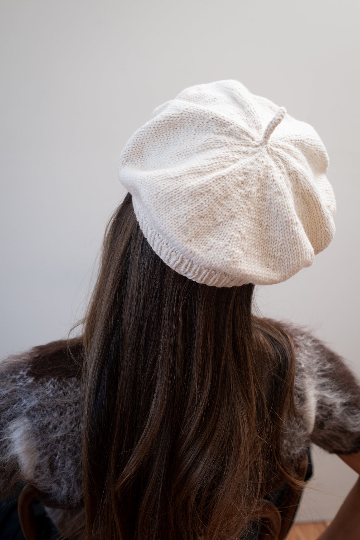 COTTON BERET | ecru – Maria Stanley