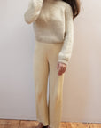 RIBBED GALLO PANT | pear