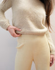 RIBBED GALLO PANT | pear