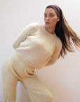 RIBBED GALLO PANT | pear