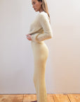 RIBBED GALLO PANT | pear