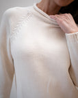 CHUNKY OVERSIZED JUMPER | ecru