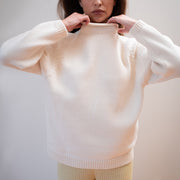 CHUNKY OVERSIZED JUMPER | ecru