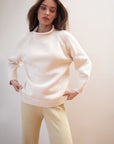 CHUNKY OVERSIZED JUMPER | ecru
