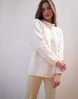 CHUNKY OVERSIZED JUMPER | ecru