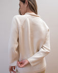 CHUNKY OVERSIZED JUMPER | ecru