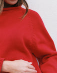 CHUNKY OVERSIZED JUMPER | piquillo