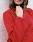 CHUNKY OVERSIZED JUMPER | piquillo
