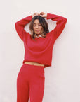 RIBBED GALLO PANT | piquillo